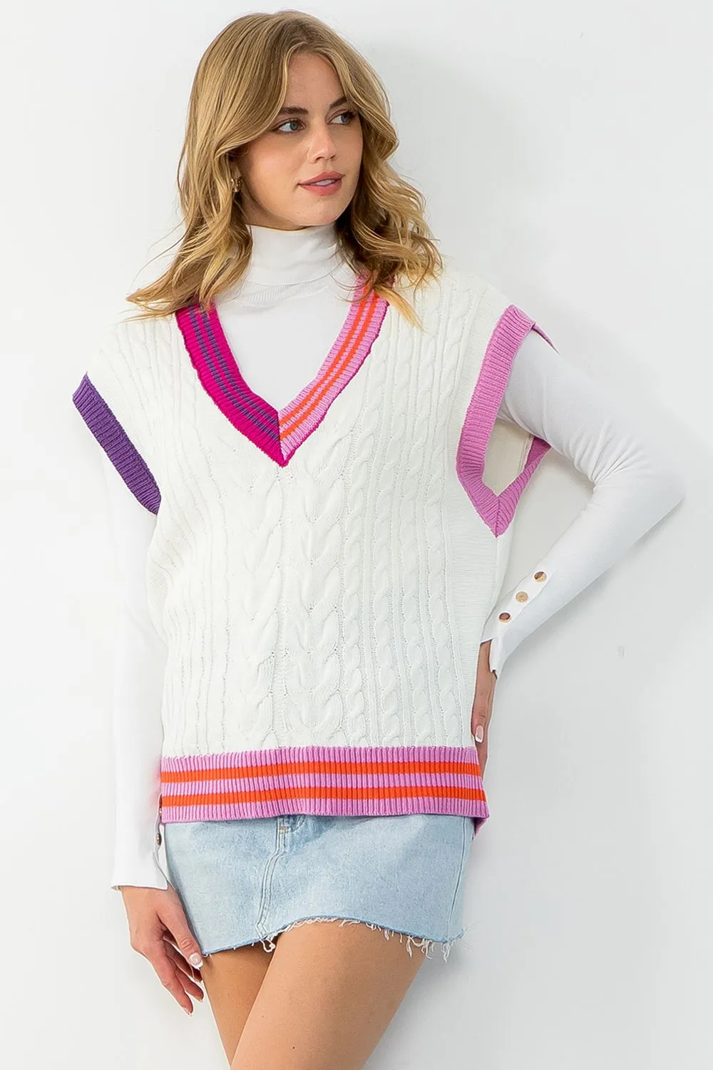 Tennis Anyone Sweater Vest-THML