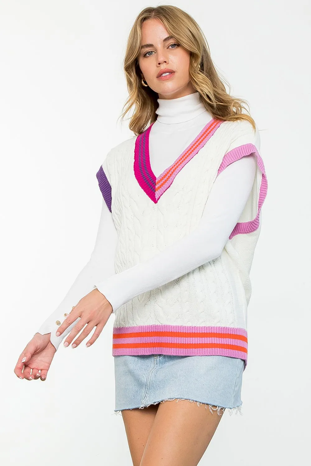 Tennis Anyone Sweater Vest-THML