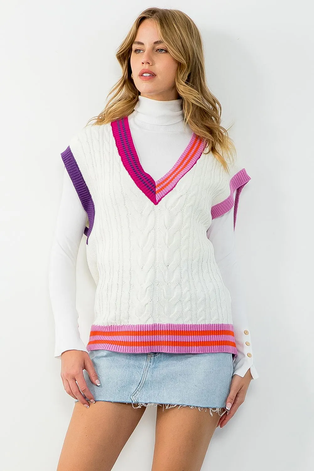 Tennis Anyone Sweater Vest-THML