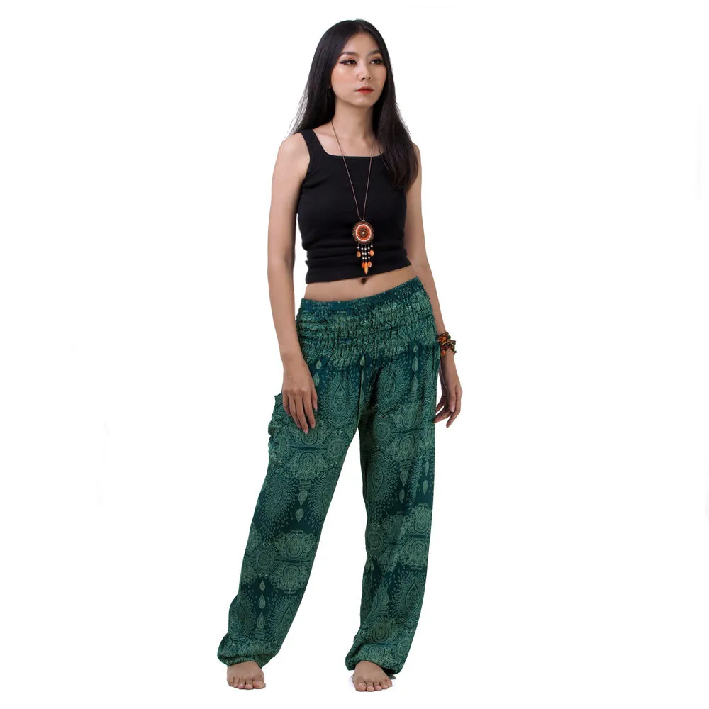 Women's Mandala Harem Pants Azure Zen