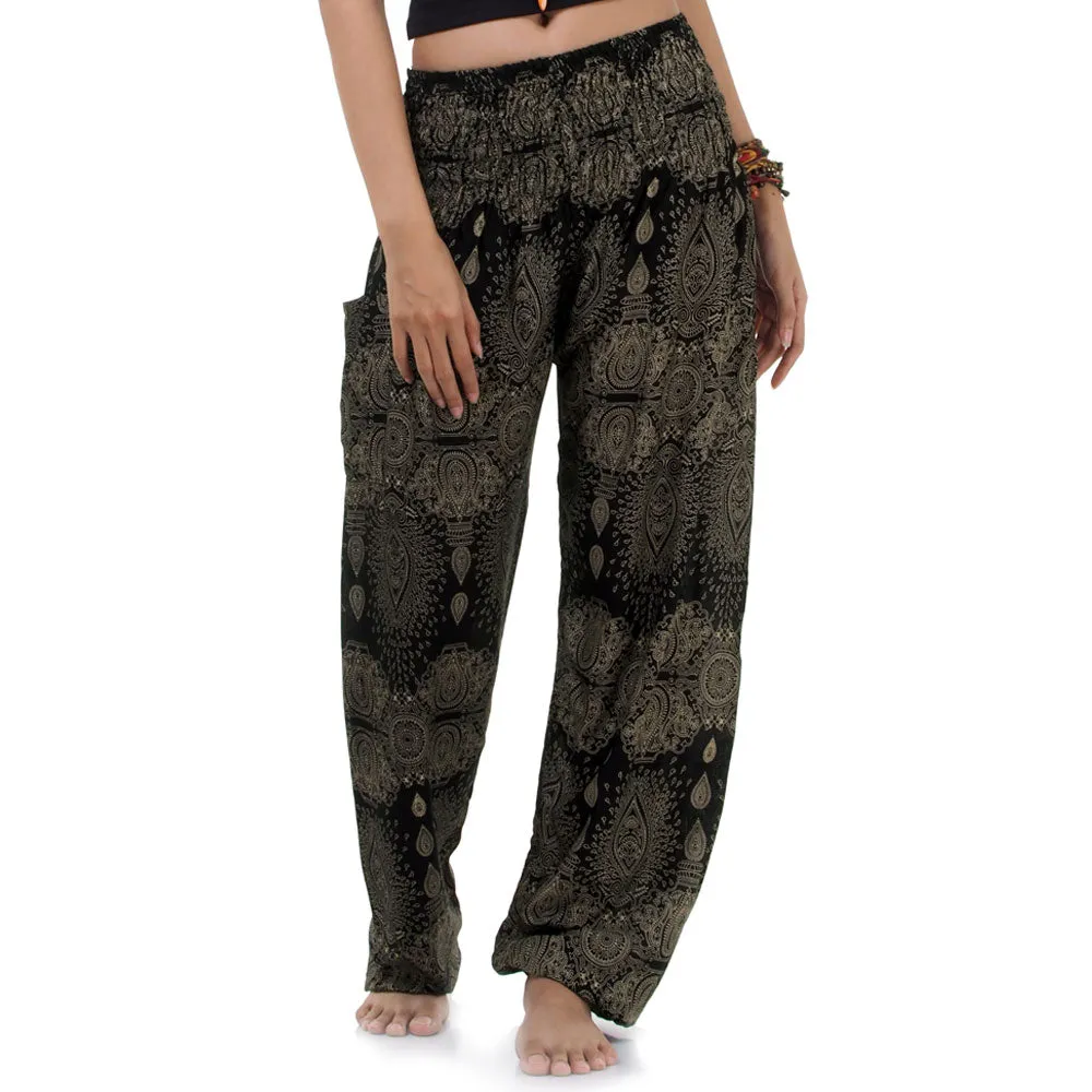 Women's Mandala Harem Pants Azure Zen