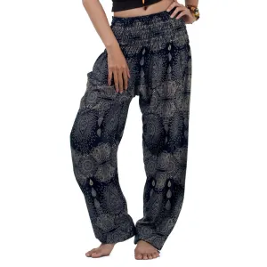 Women's Mandala Harem Pants Azure Zen