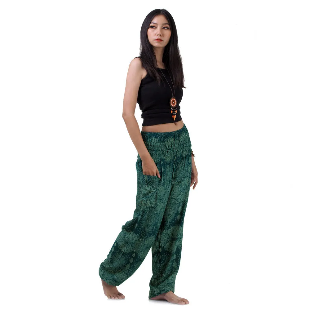 Women's Mandala Harem Pants Azure Zen