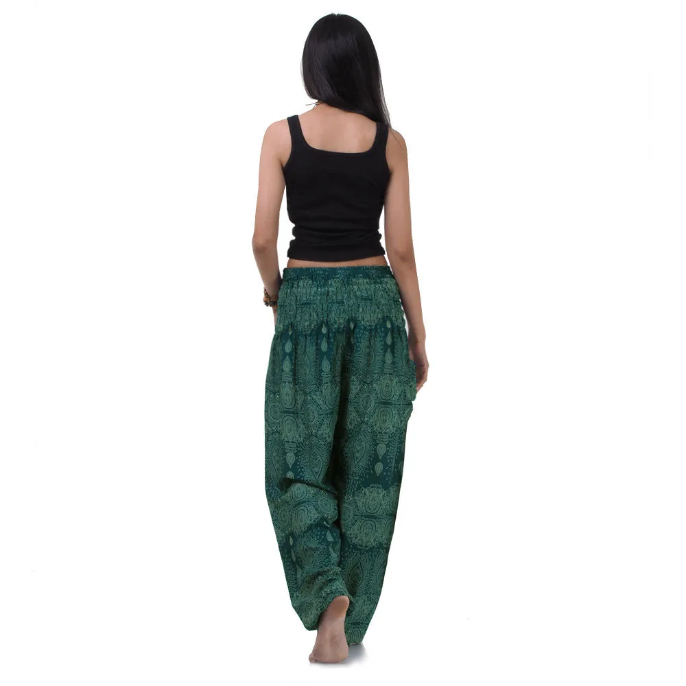 Women's Mandala Harem Pants Azure Zen