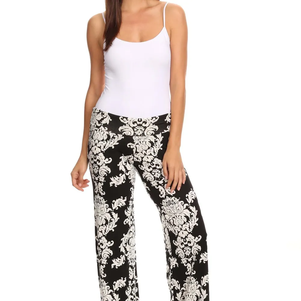 Women's Printed Palazzo Pants Made in USA