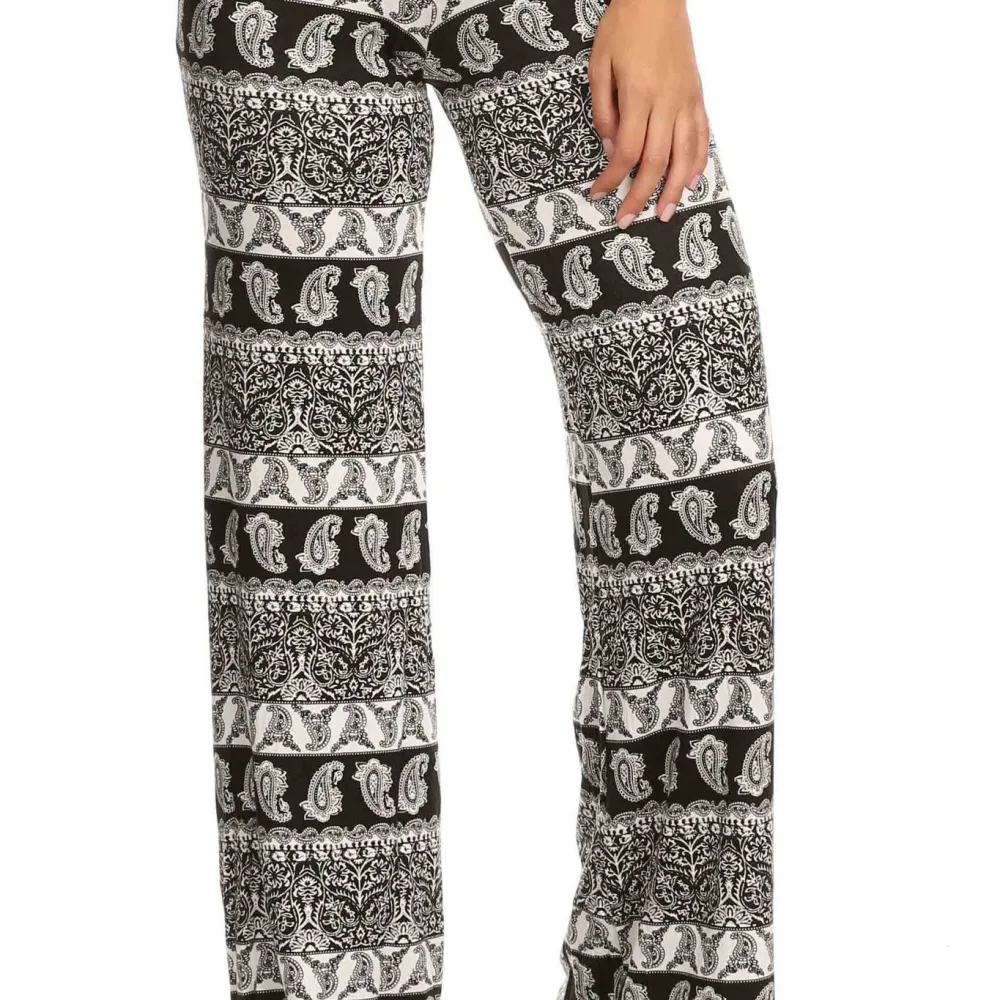 Women's Printed Palazzo Pants Made in USA