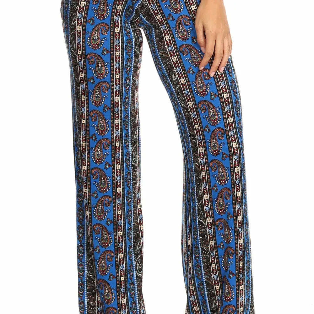 Women's Printed Palazzo Pants Made in USA