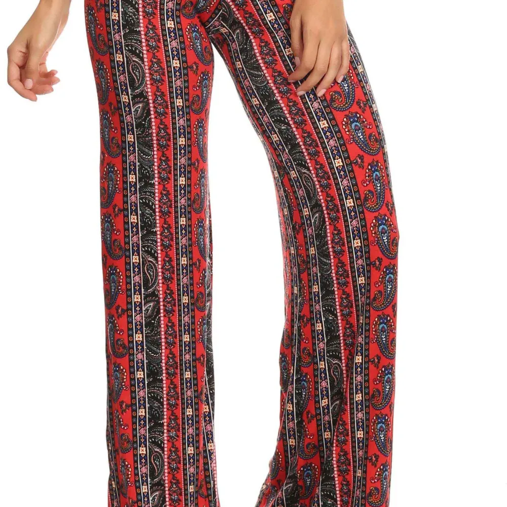 Women's Printed Palazzo Pants Made in USA