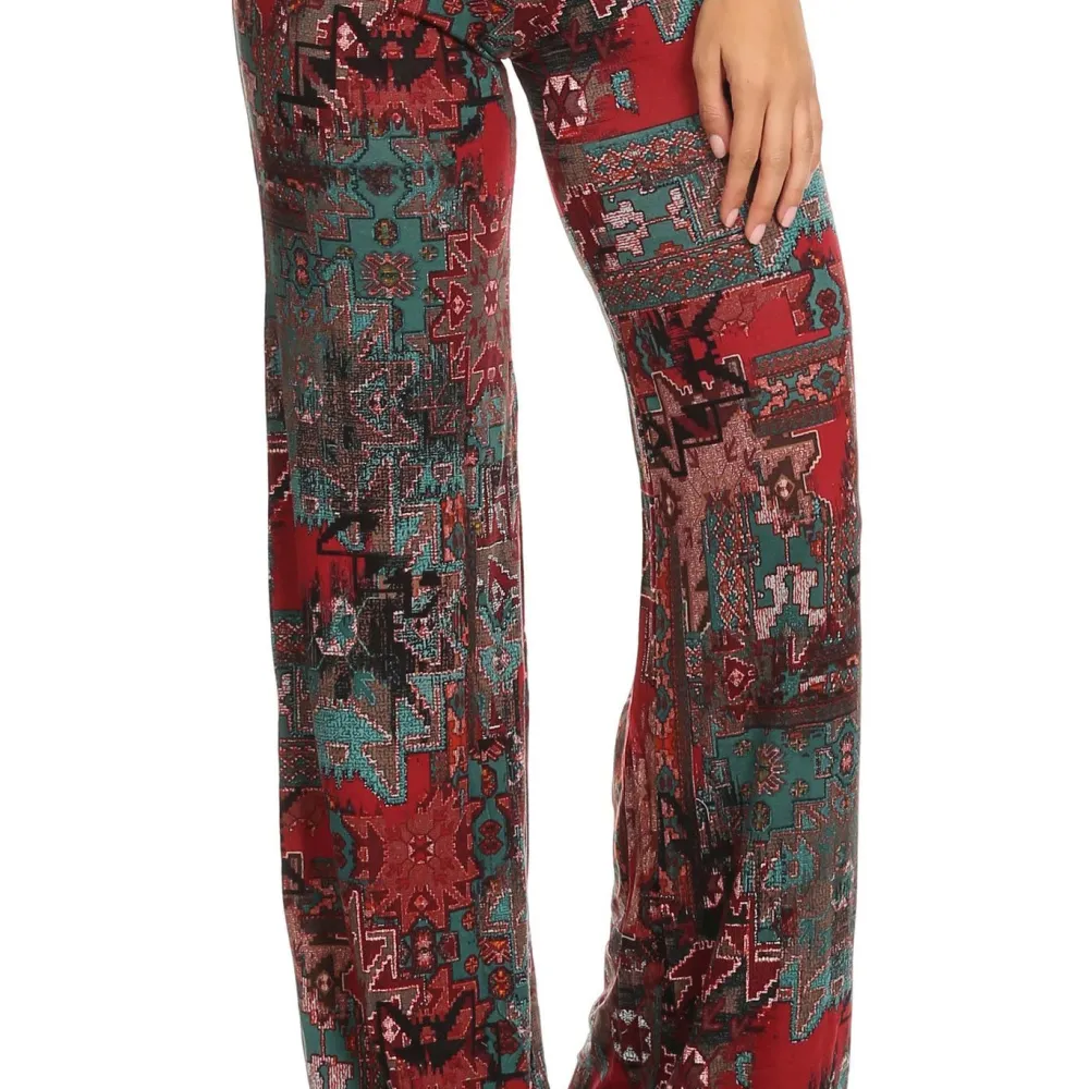 Women's Printed Palazzo Pants Made in USA