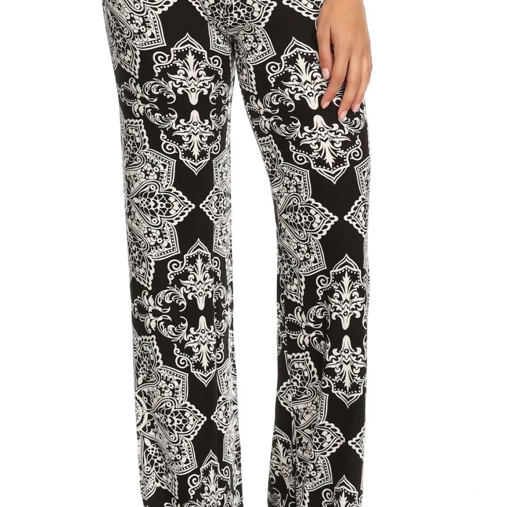 Women's Printed Palazzo Pants Made in USA