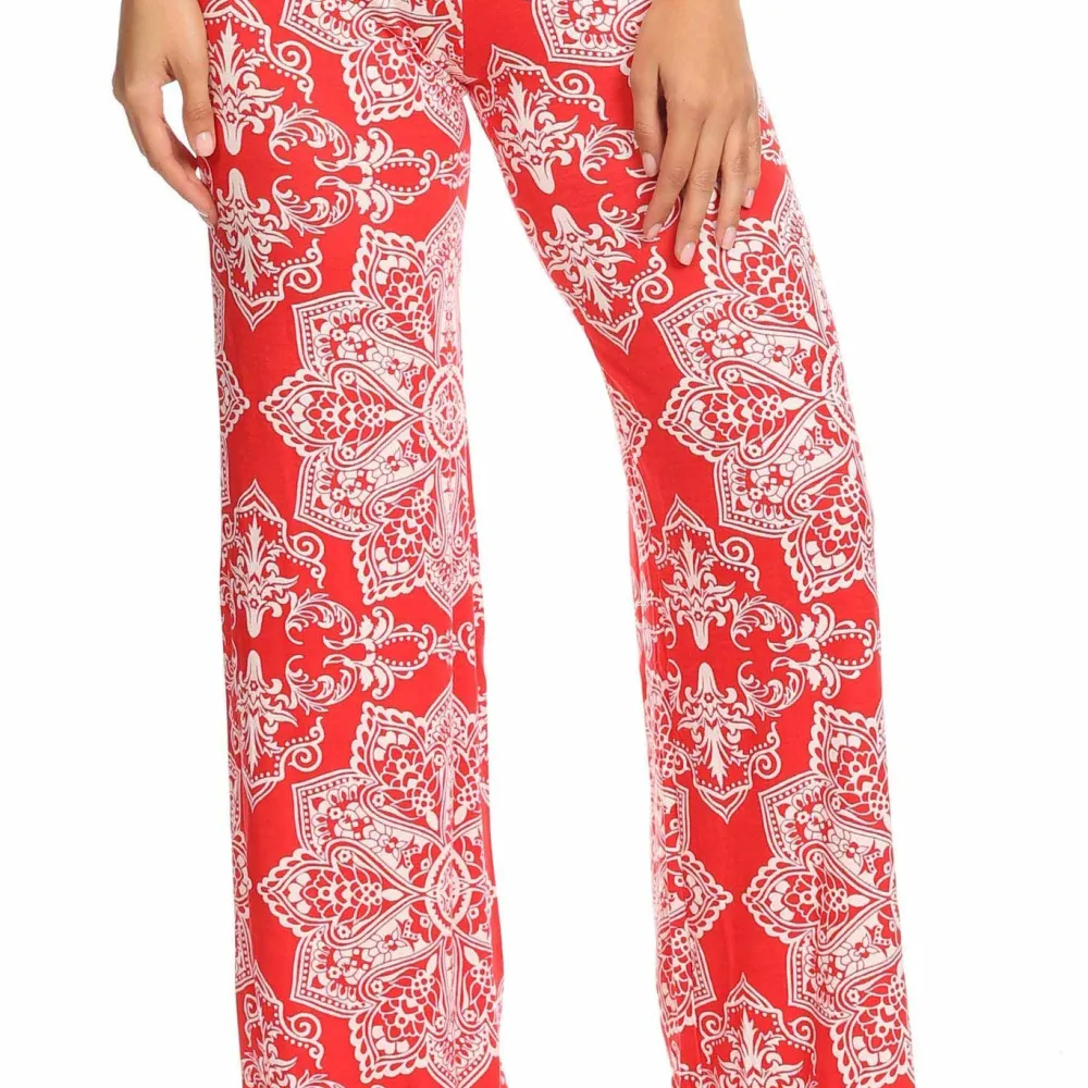 Women's Printed Palazzo Pants Made in USA