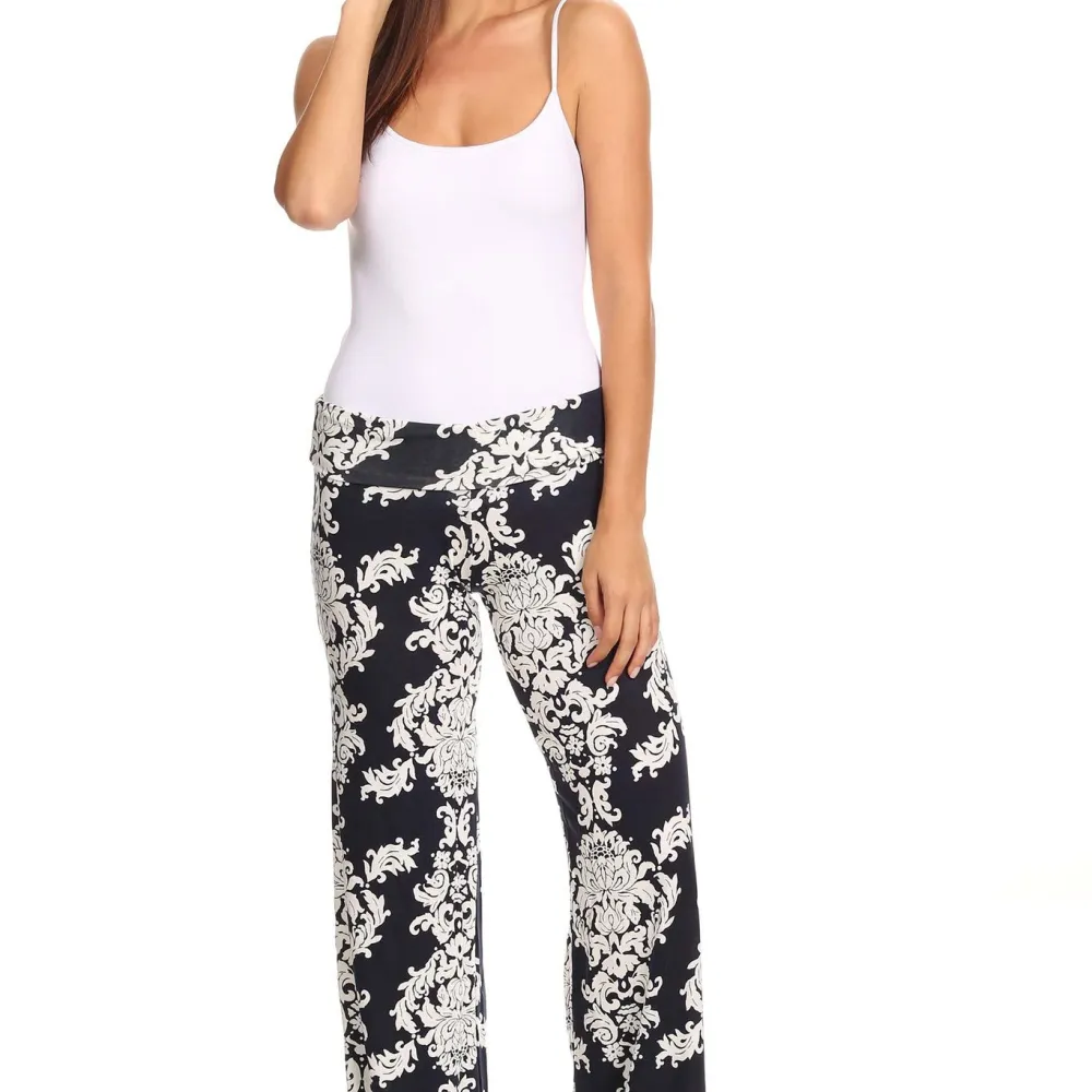 Women's Printed Palazzo Pants Made in USA