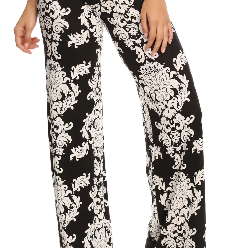 Women's Printed Palazzo Pants Made in USA
