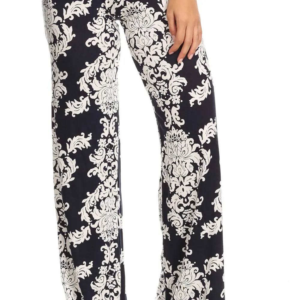 Women's Printed Palazzo Pants Made in USA