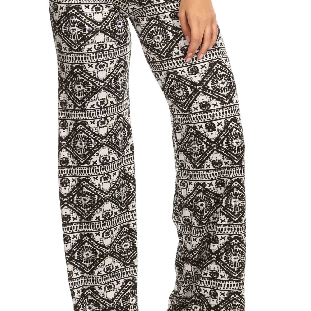 Women's Printed Palazzo Pants Made in USA
