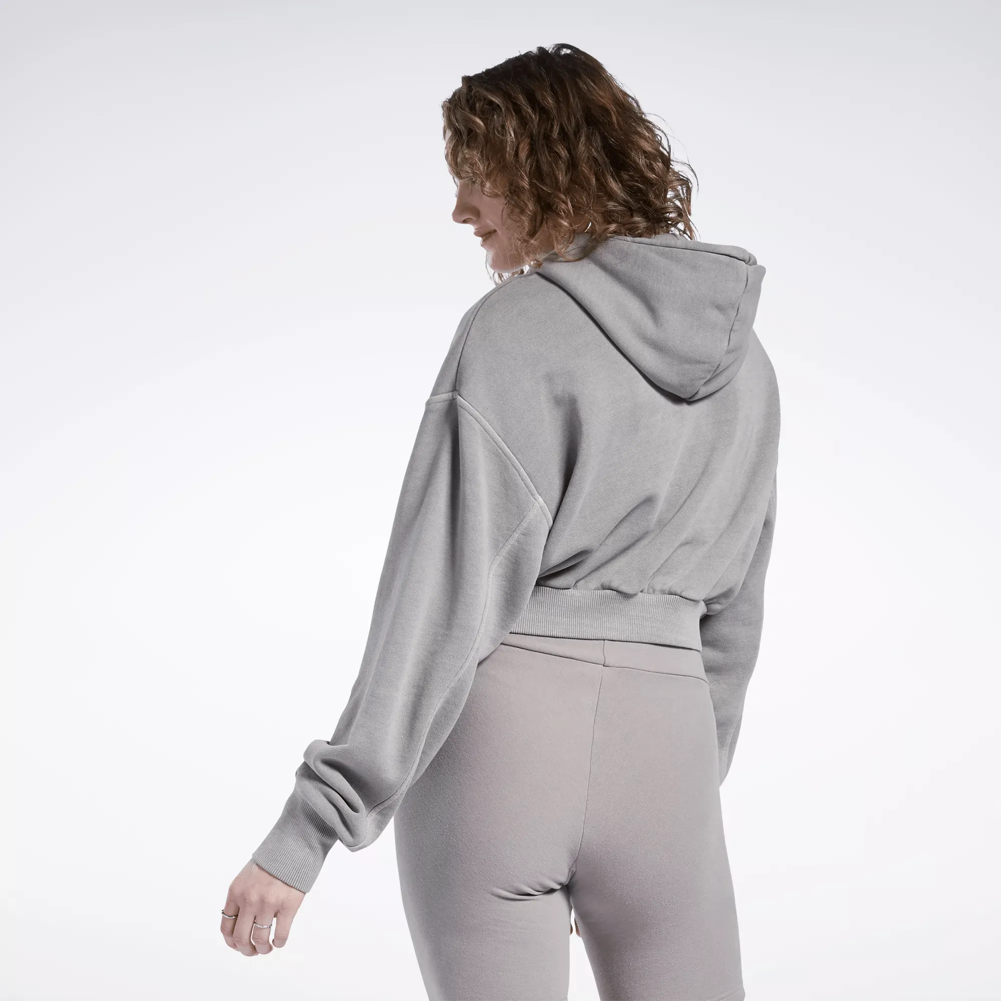 Women's Reebok Classics Natural Dye Cropped Hoodie