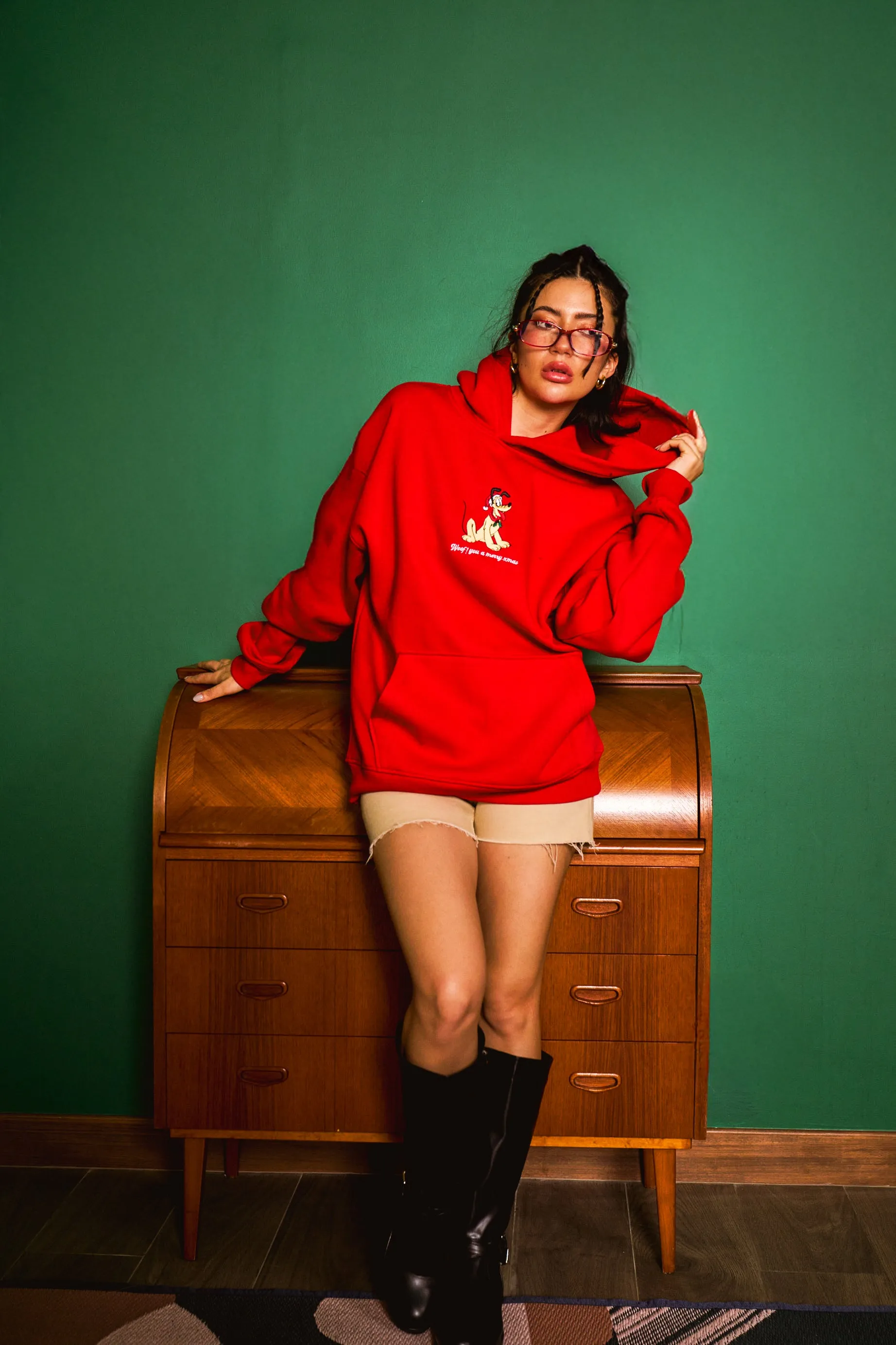 Woof You A Merry Xmas Hoodie