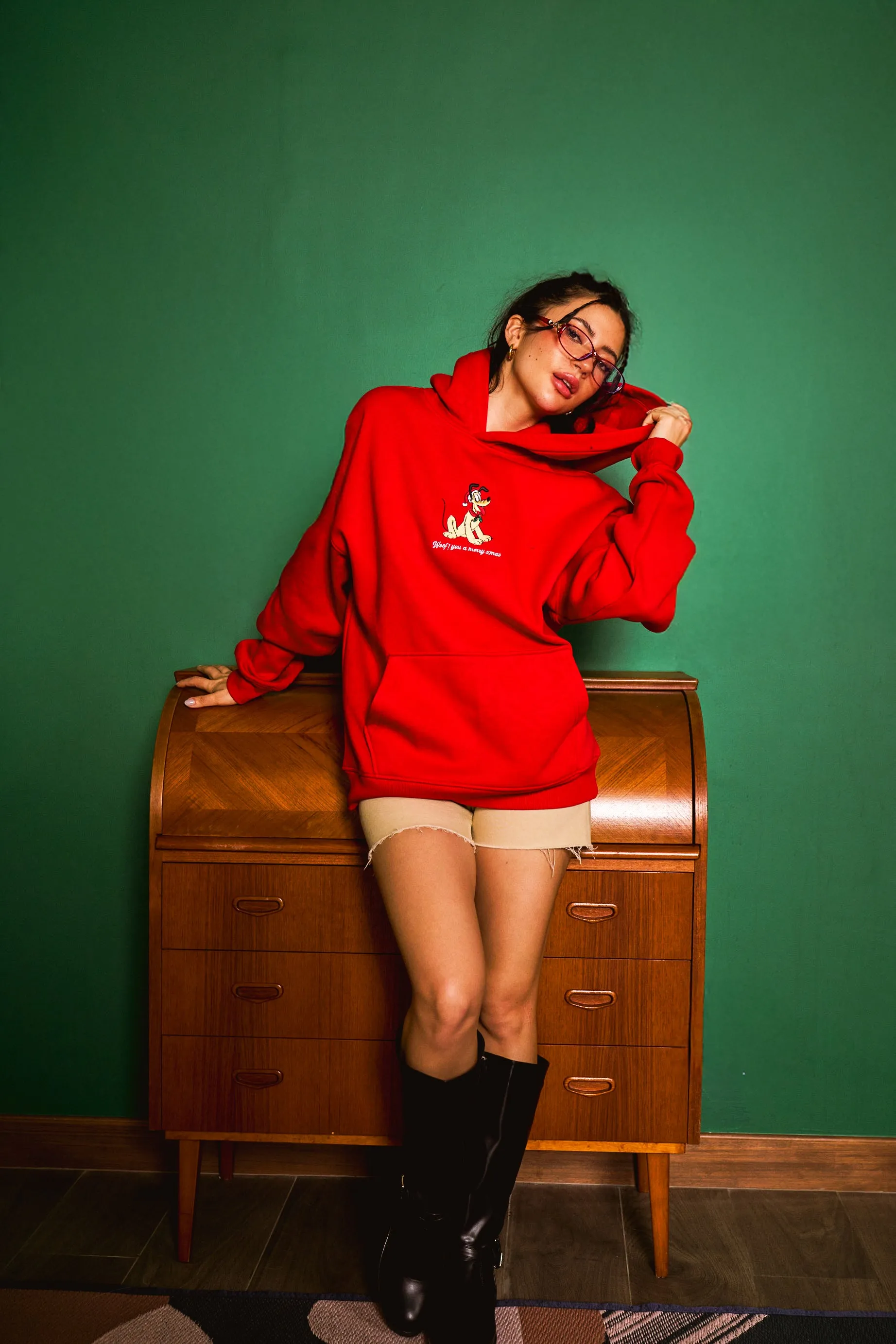 Woof You A Merry Xmas Hoodie