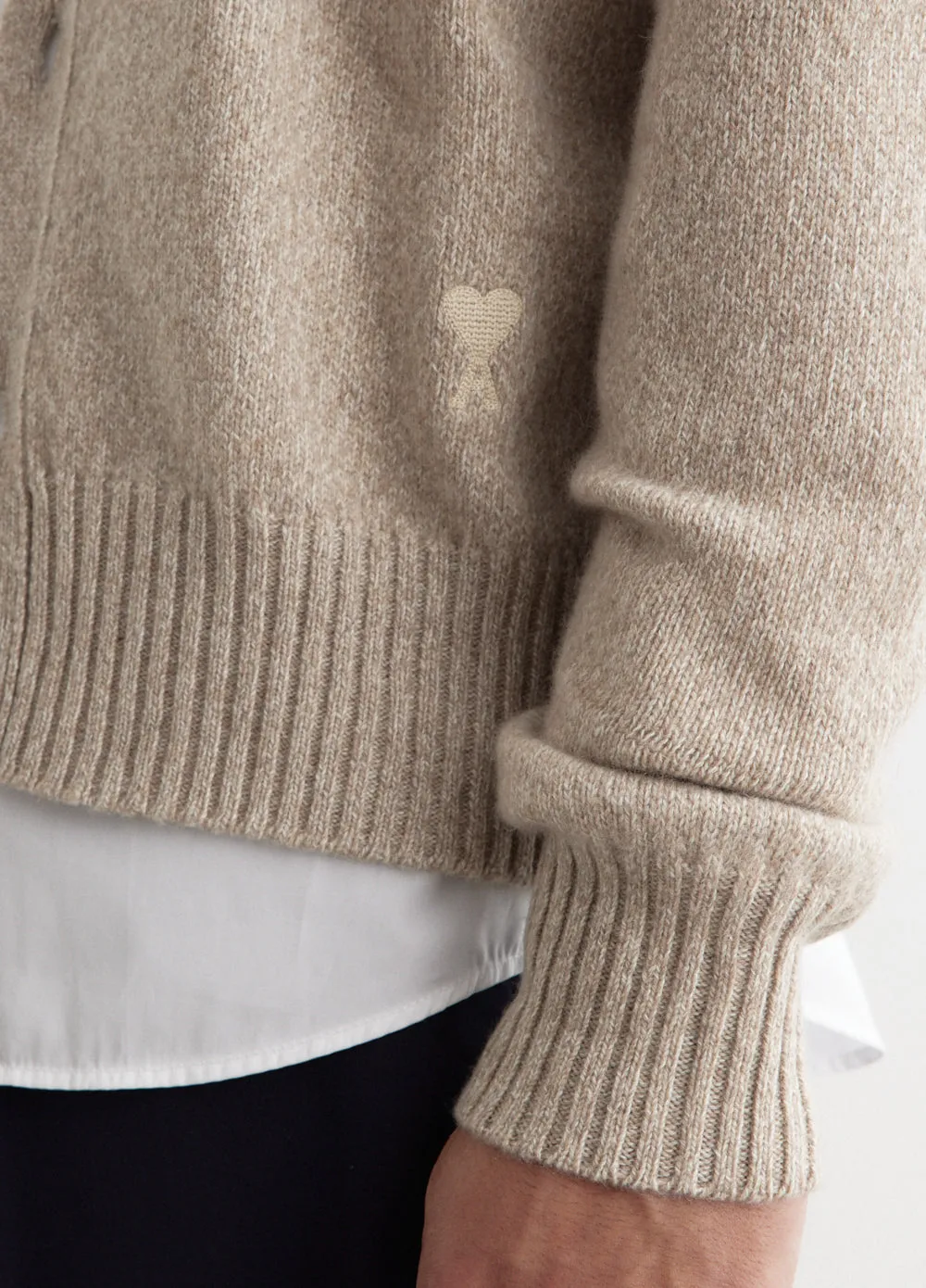 Wool Tricotine Cardigan
