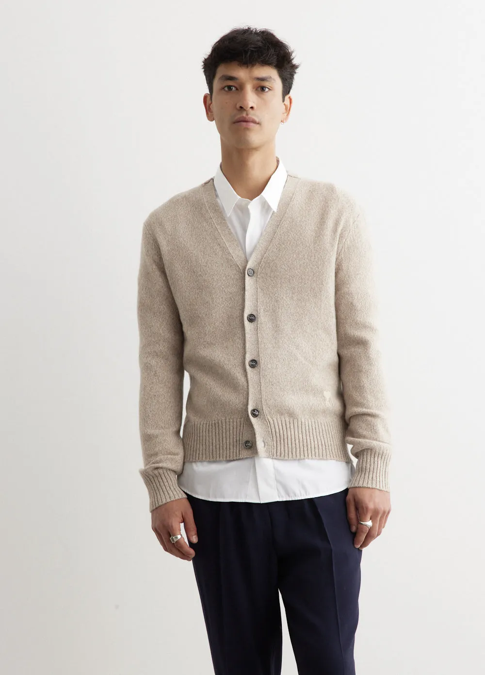 Wool Tricotine Cardigan