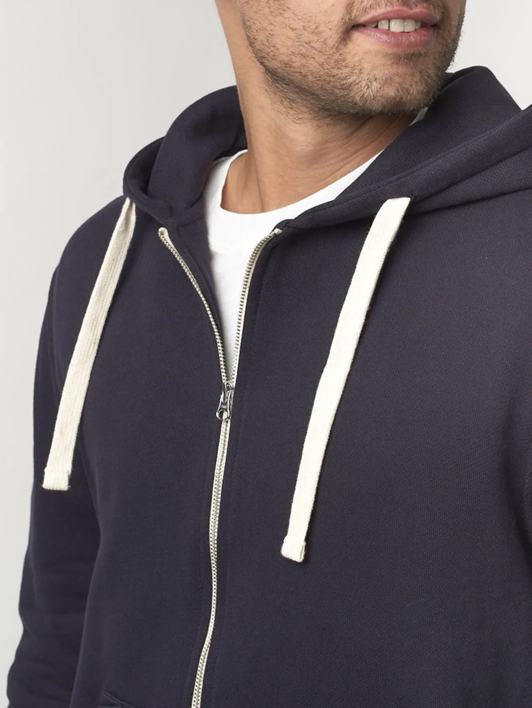 Zip Up Hoody - Charcoal
