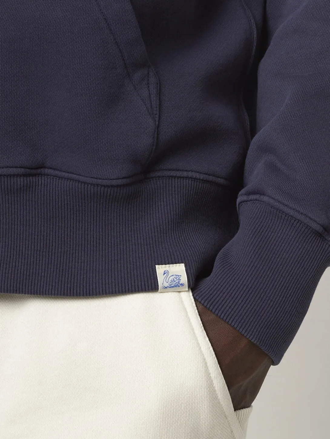 Zip Up Hoody - Denim Blue