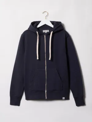 Zip Up Hoody - Denim Blue